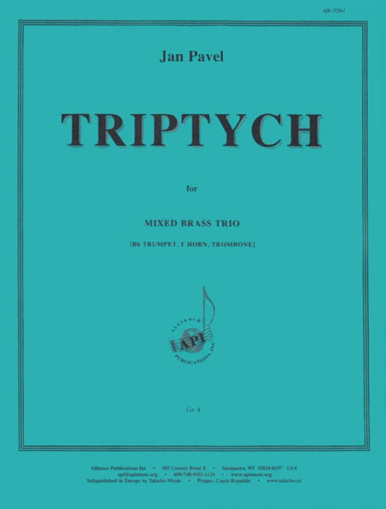 Triptych For Mixed Brass Trio - Trp, Hn, Tbn